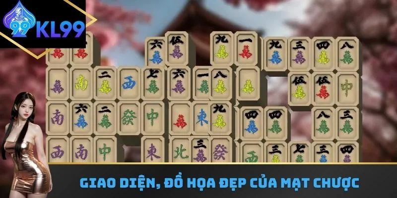 Giao diện đồ họa đẹp của Mạt Chược online do nhà cái cung cấp